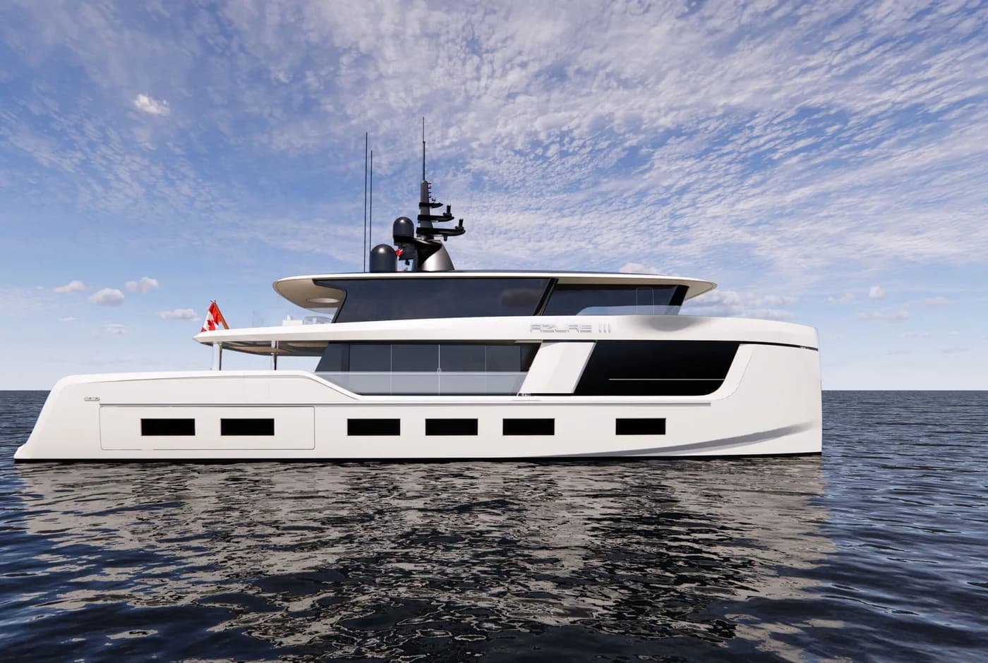 GranOcean power catamaran profile view